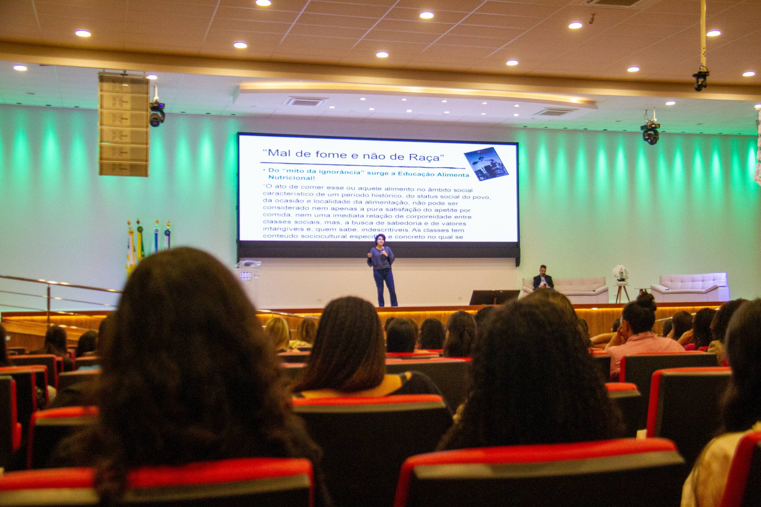 Palestra na semana da nutrição