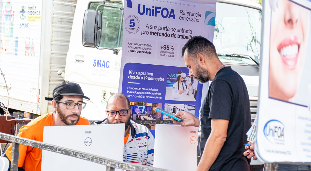 UniFOA marca presença no Conexão Mega Cidadania com atendimentos e ações sociais 3 07