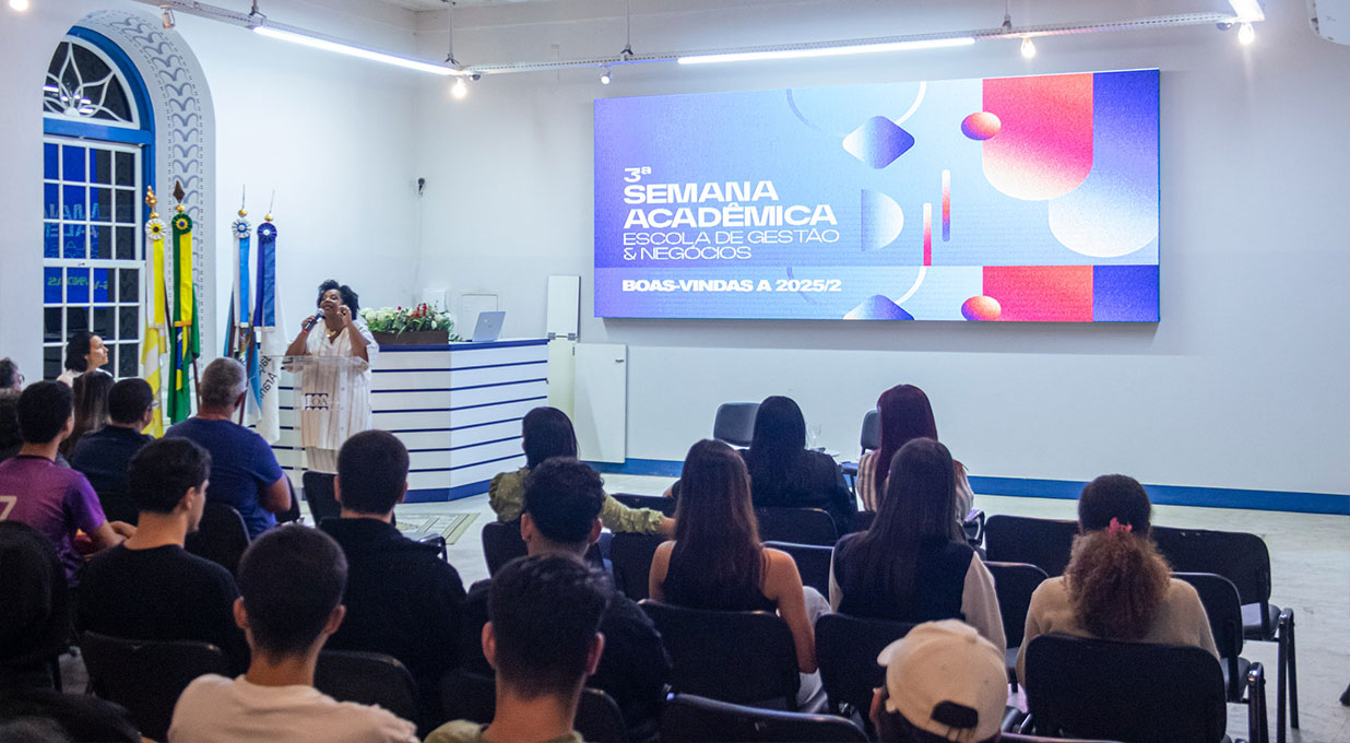 3ª Semana Acadêmica da Escola de Gestão e Negócios conecta teoria, mercado e inovação 14 14