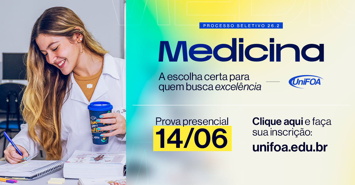 Medicina UniFOA prova 2026.2